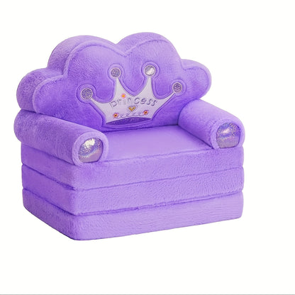 Kids Sofa Chair shown in the Purple option