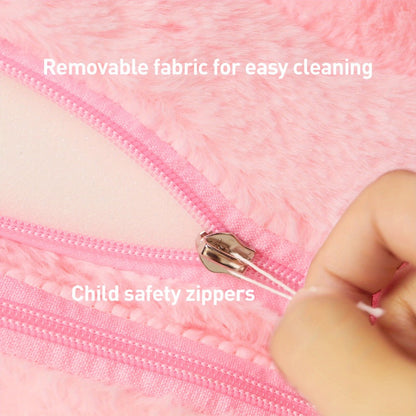 2-in-1 Foldable Kids Convertible Sofa Chair with Washable Cover detail image - detail view 10