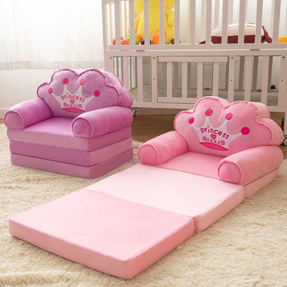 Kids Sofa, Kids Flip Open Sofa 2-in-1 Couch & Lounger Machine Washable Plush Cover shown in the main product view