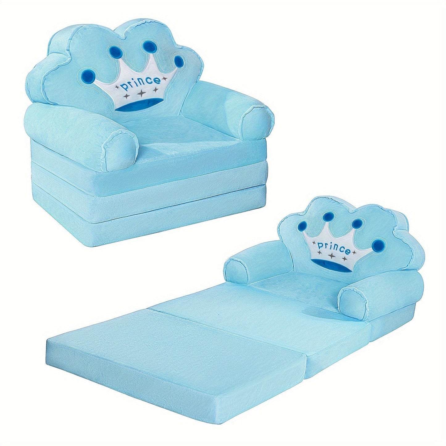 Kids Sofa shown in the Sofa-Blue option