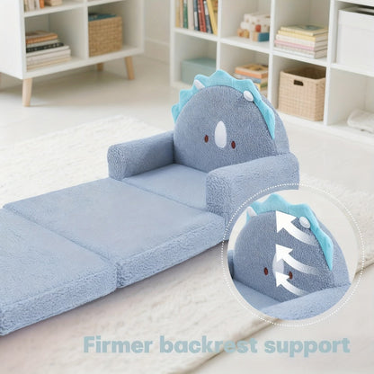 2-in-1 Kids Convertible Sofa Chair with Fold-Out Lounger, Fold-Out Toddler Lounger detail image - detail view 13