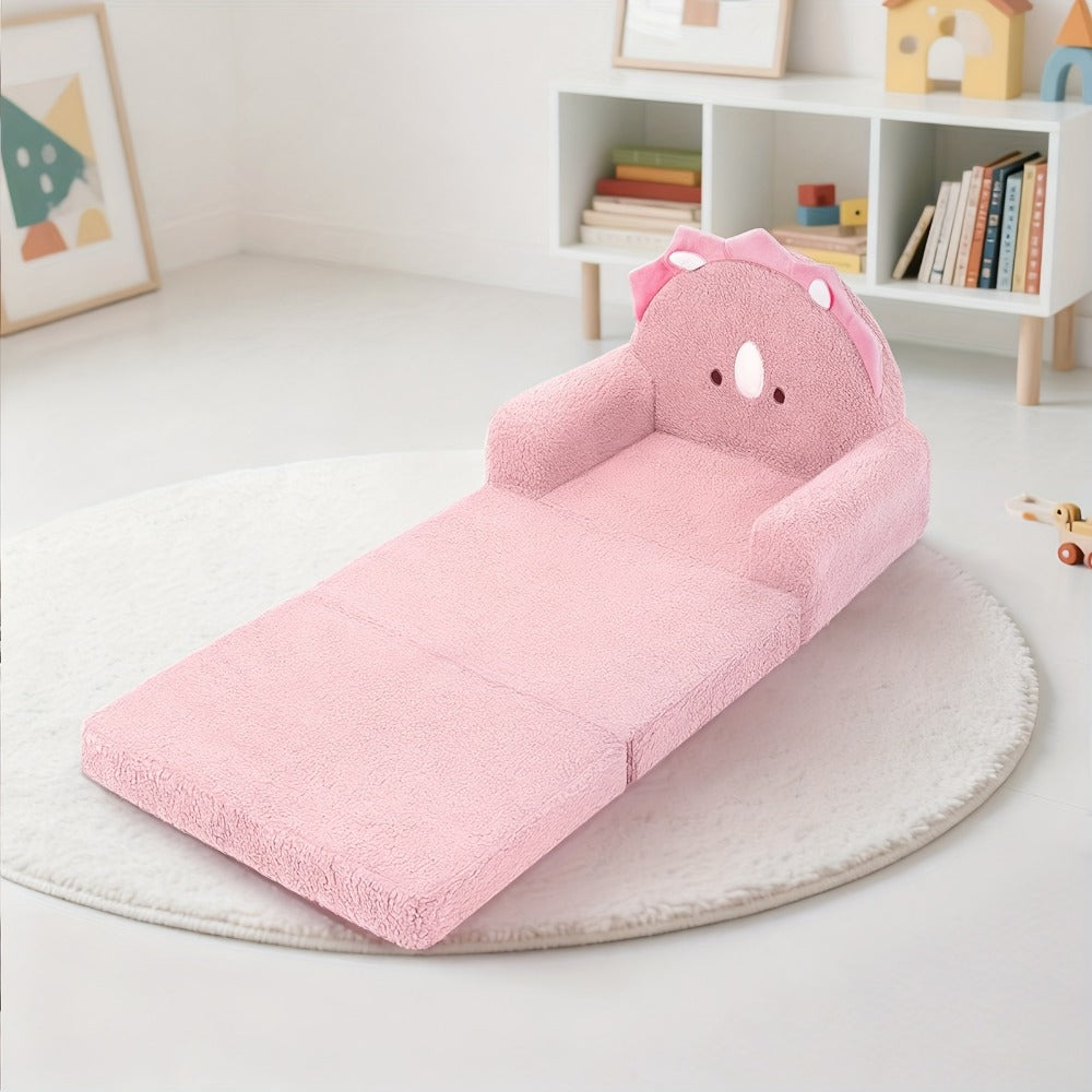 2-in-1 Kids Convertible Sofa Chair with Fold-Out Lounger, Fold-Out Toddler Lounger detail image - detail view 15