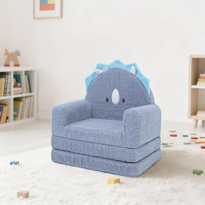 2-in-1 Kids Convertible Sofa Chair with Fold-Out Lounger, Fold-Out Toddler Lounger detail image - detail view 17