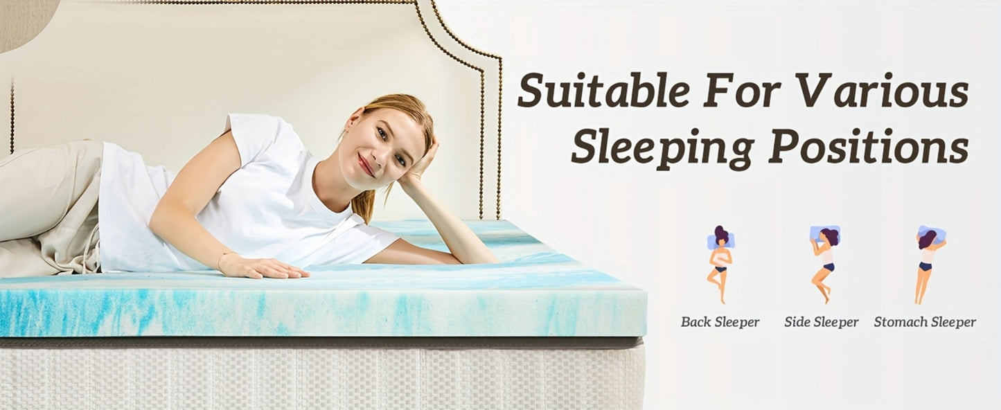 2-Inch Mattress Topper with Memory Foam for Bedroom Comfort and Support detail image - detail view 12