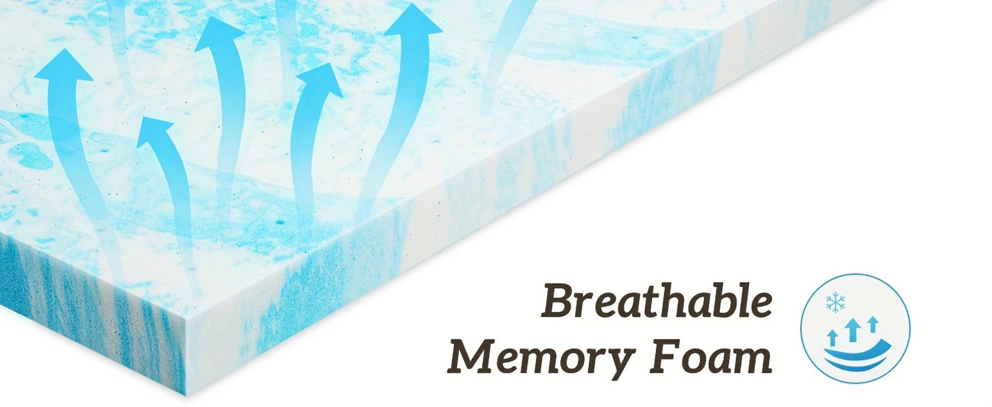 2-Inch Mattress Topper with Memory Foam for Bedroom Comfort and Support detail image - detail view 13