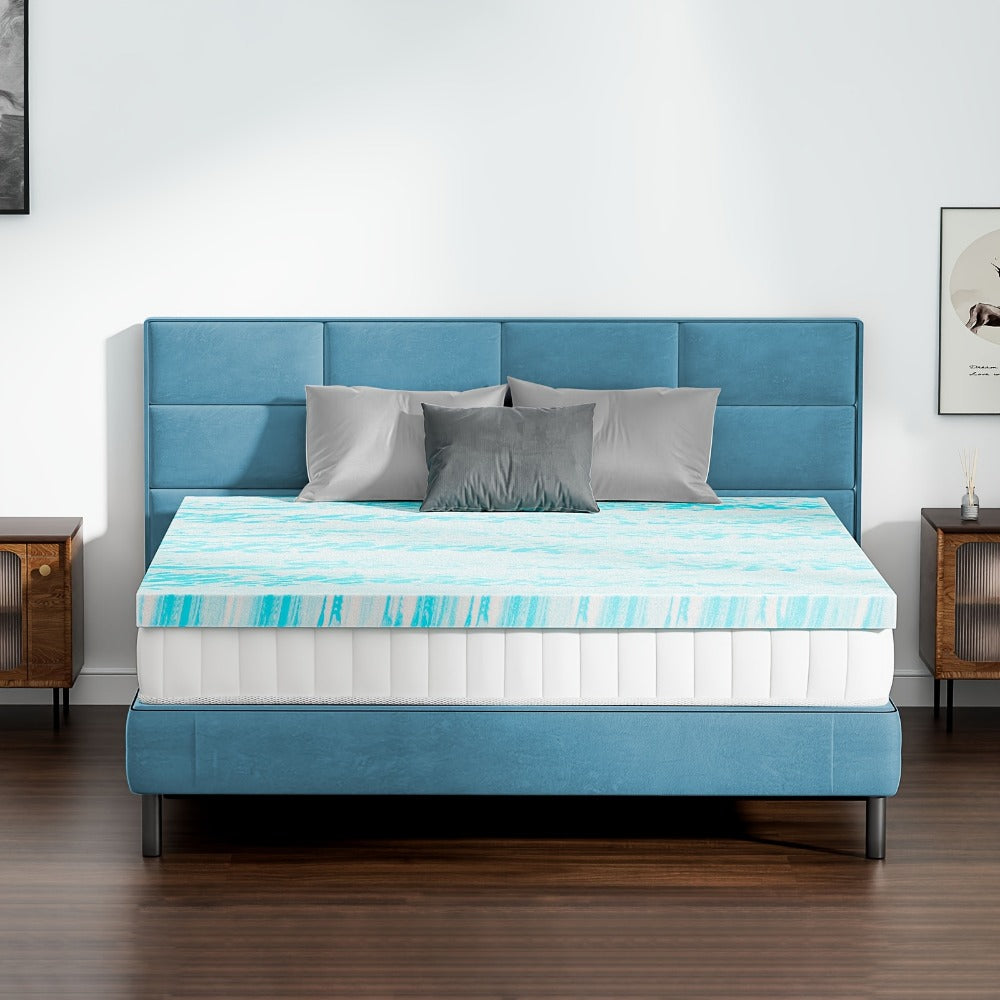 2-Inch Mattress Topper with Memory Foam for Bedroom Comfort and Support detail image