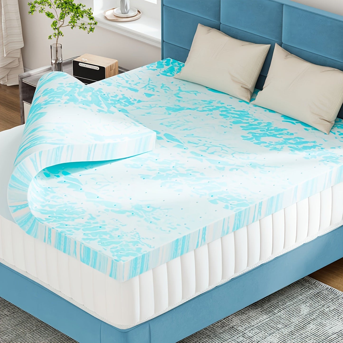 Mattress Topper shown in the Twins (3 Inches) option