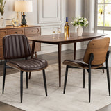 Brown*2-Vertical Stripes