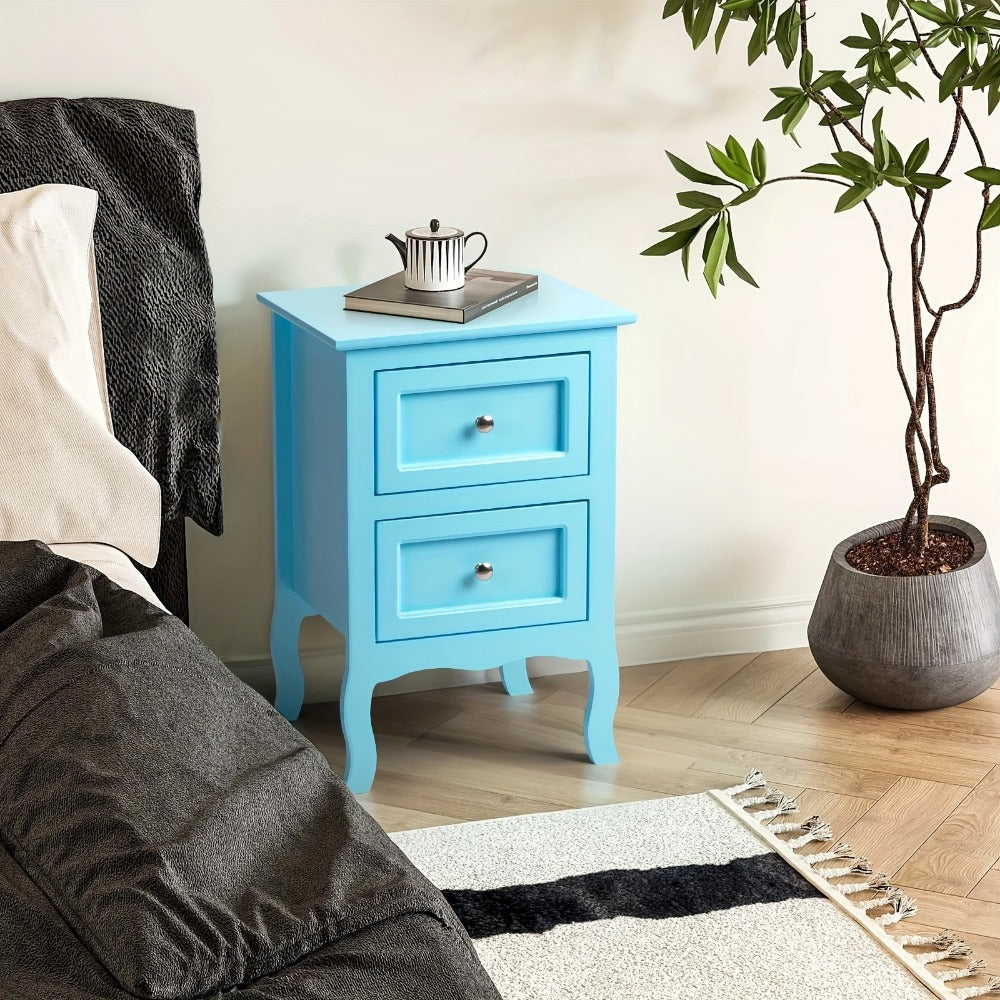 2-Piece Set Nightstand with Multiple Color Options, Bedside Storage Table detail image - detail view 15
