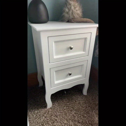 2-Piece Set Nightstand with Multiple Color Options, Bedside Storage Table detail image - detail view 16