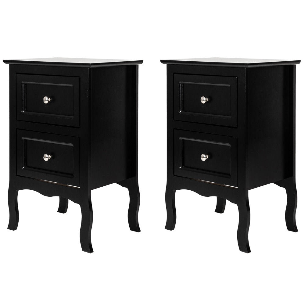 2-Piece Set Nightstand with Multiple Color Options, Bedside Storage Table detail image - detail view 7