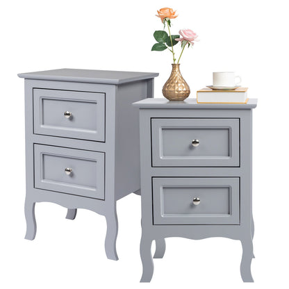 Nightstand shown in the Grey option