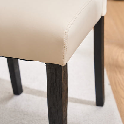 2-Piece Set Upholstered Dining Chair, Dining Room Accent Chair for Kitchen detail image - detail view 16