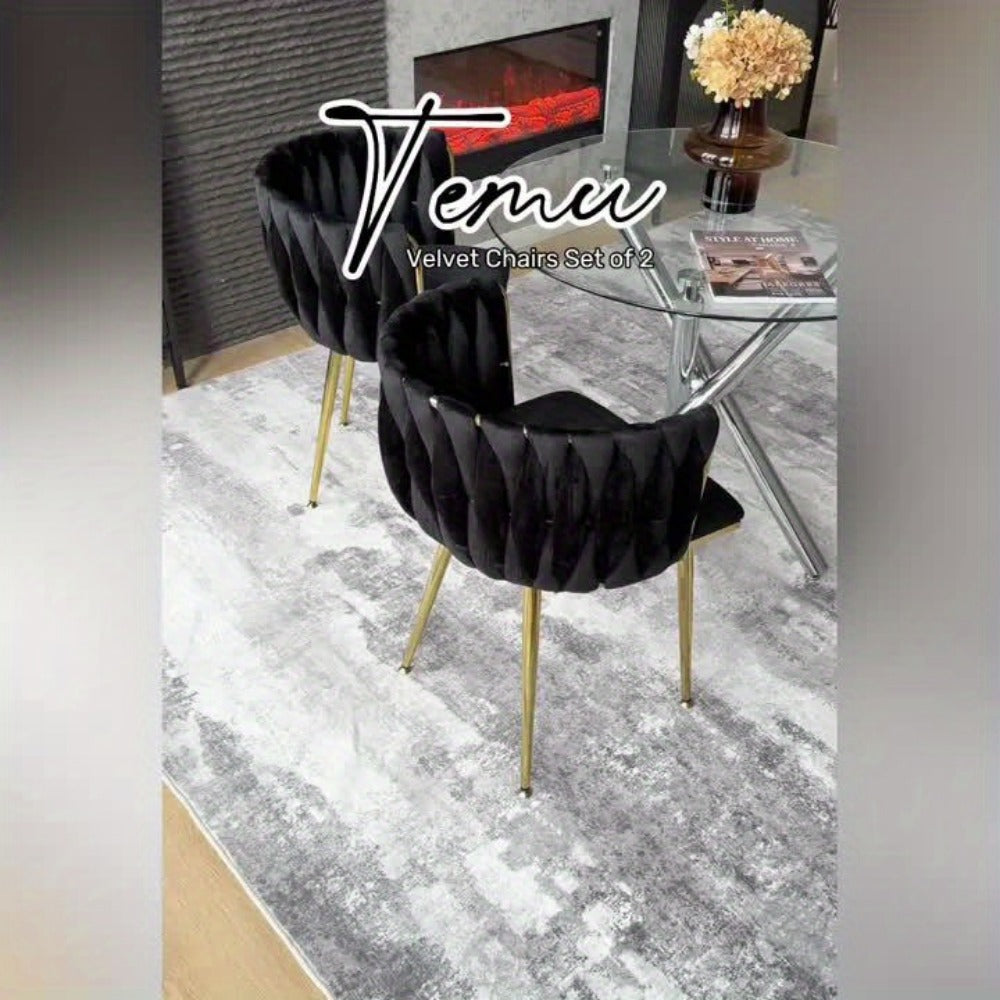 2-Piece Set Upholstered Dining Chair for Kitchen and Living Room detail image - detail view 10