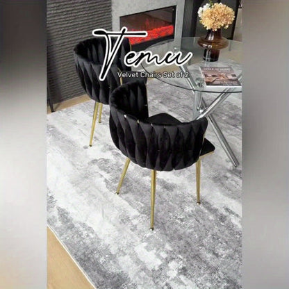 2-Piece Set Upholstered Dining Chair for Kitchen and Living Room detail image - detail view 10
