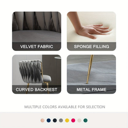 2-Piece Set Upholstered Dining Chair for Kitchen and Living Room detail image - detail view 14