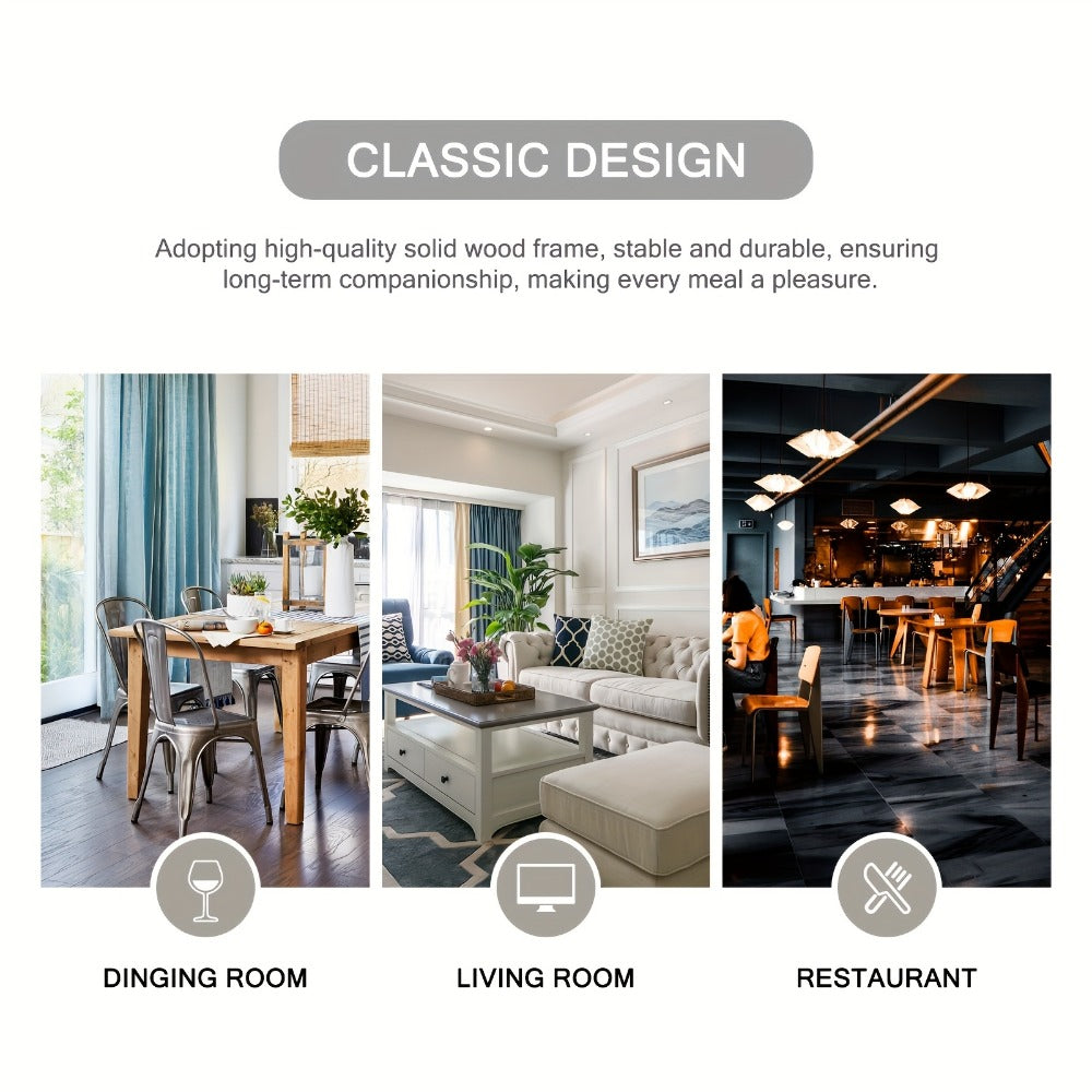 2-Piece Set Upholstered Dining Chair for Kitchen and Living Room detail image - detail view 3