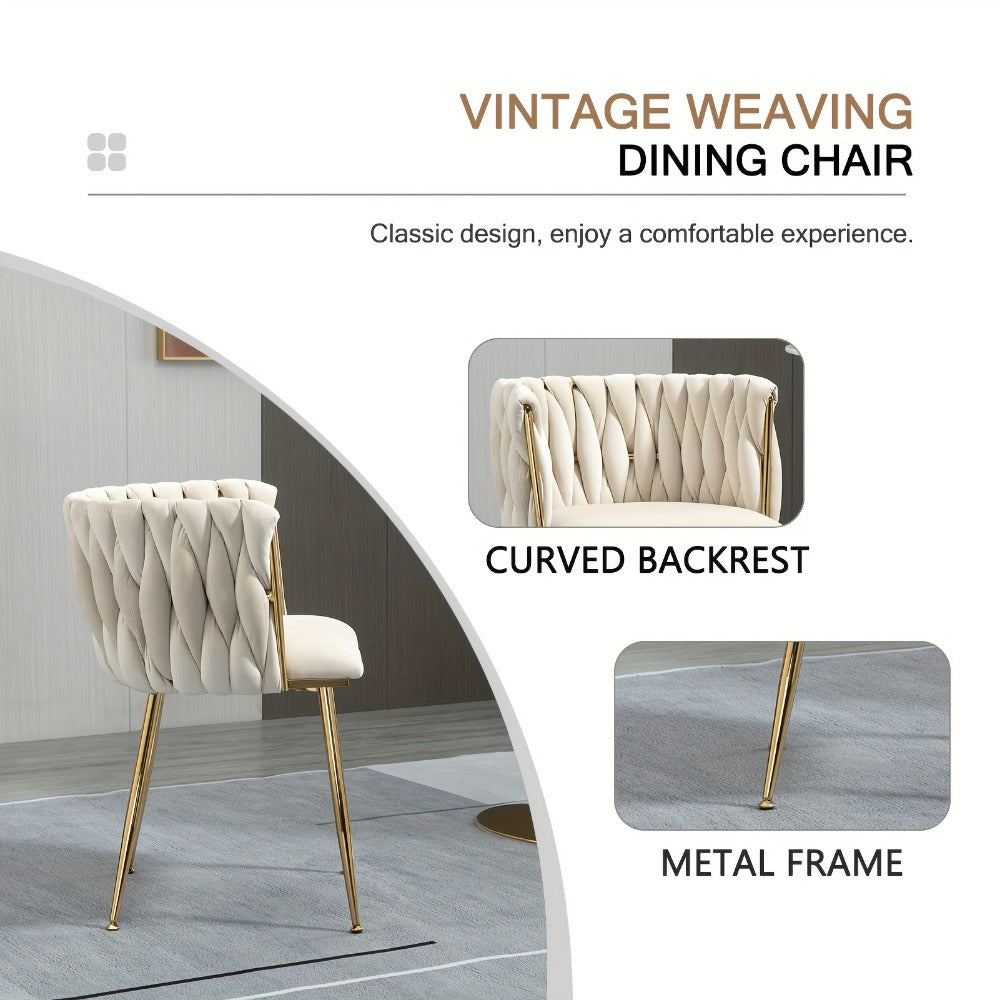 2-Piece Set Upholstered Dining Chair for Kitchen and Living Room detail image - detail view 5