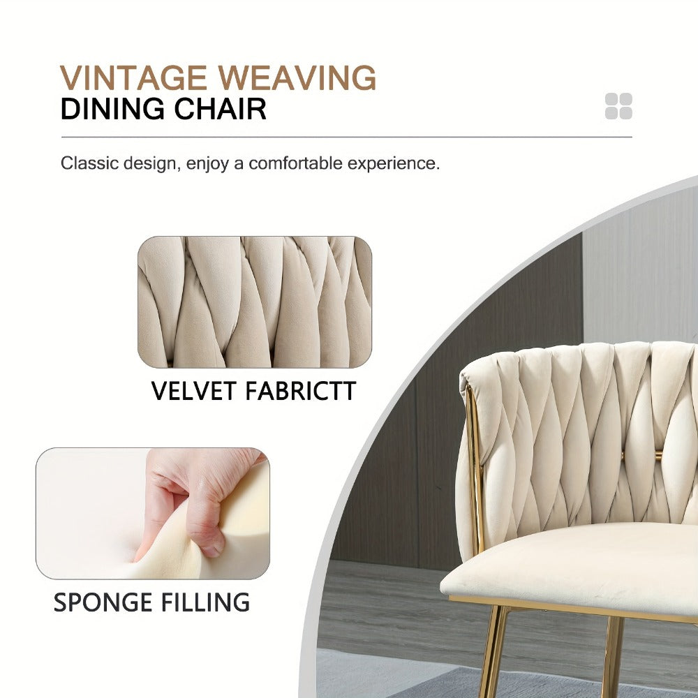 2-Piece Set Upholstered Dining Chair for Kitchen and Living Room detail image - detail view 7