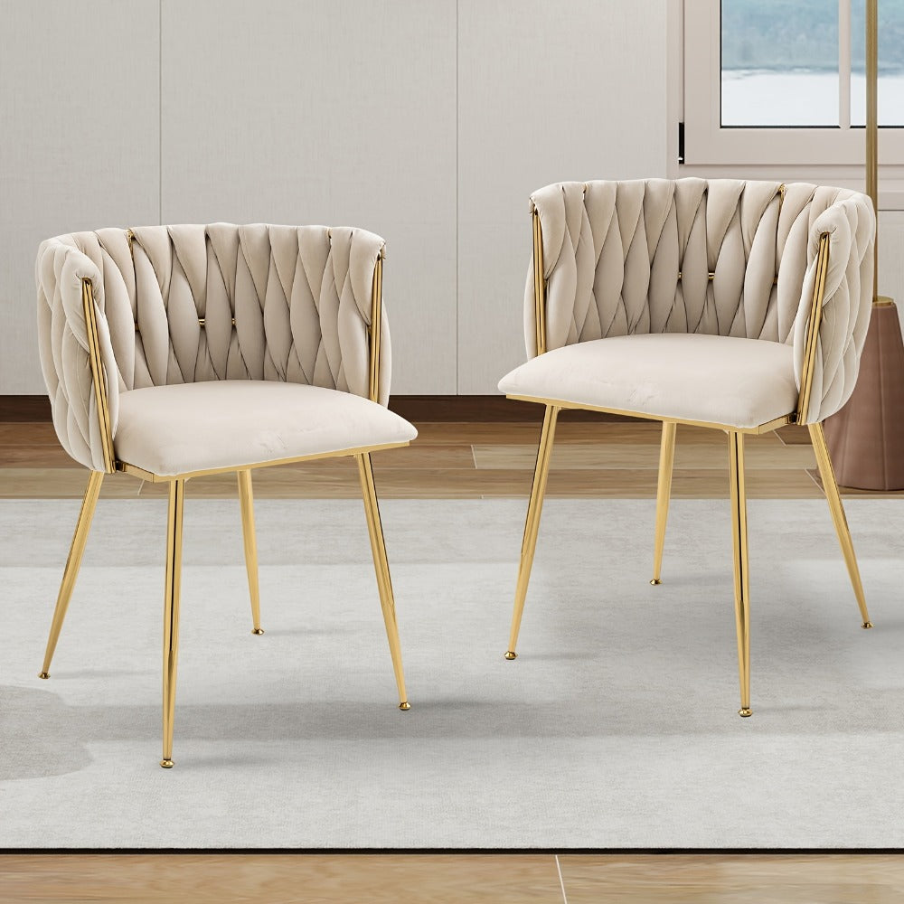 2-Piece Set Upholstered Dining Chair for Kitchen and Living Room detail image - detail view 9