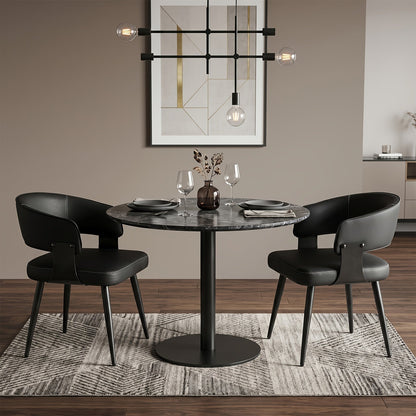 Dining Chair shown in the Black option