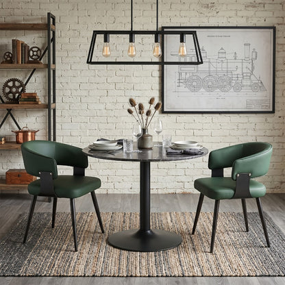 2-Piece Set Upholstered Dining Chair, Upholstered Side Chair for Kitchen detail image - detail view 6