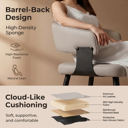 2-Piece Set Upholstered Dining Chair, Upholstered Side Chair for Kitchen detail image - detail view 9