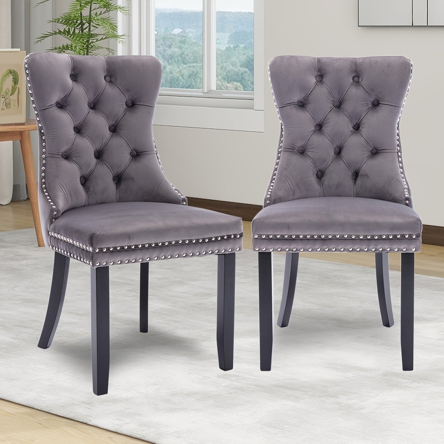 Dining Chair shown in the Grey option