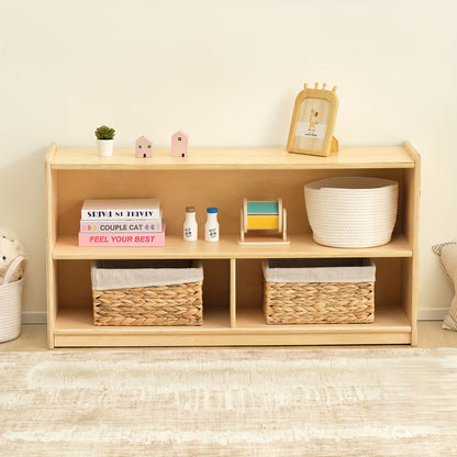 Kids Bookshelf shown in the 3-grid cabinet option