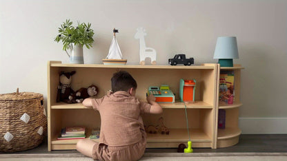 2-Shelf Wood Kids Bookshelf, Display Storage Shelf for Kids' Room detail image - detail view 11