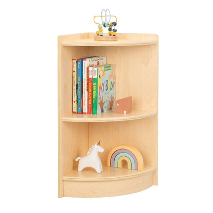 2-Shelf Wood Kids Bookshelf, Display Storage Shelf for Kids' Room detail image - detail view 3