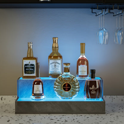 Bar Shelf shown in the Gray option