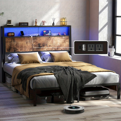 Bed Frames shown in the Queen option