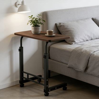 2-Tier Rolling Bedside Table with Rolling Wheels for Living Room detail image - detail view 21