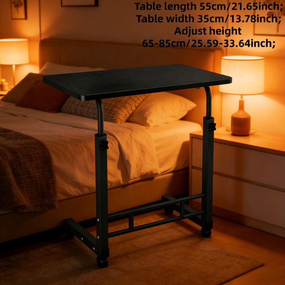 2-Tier Rolling Bedside Table with Rolling Wheels for Living Room detail image - detail view 22