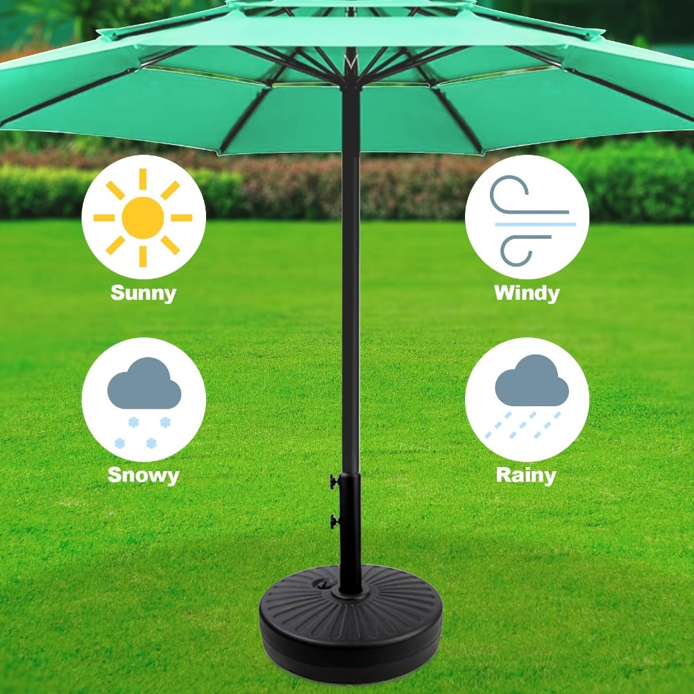 20-Inch Round Umbrella Stand with Sand or Water Fillable Base detail image - detail view 4
