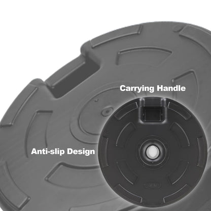 20-Inch Round Umbrella Stand with Sand or Water Fillable Base detail image - detail view 6