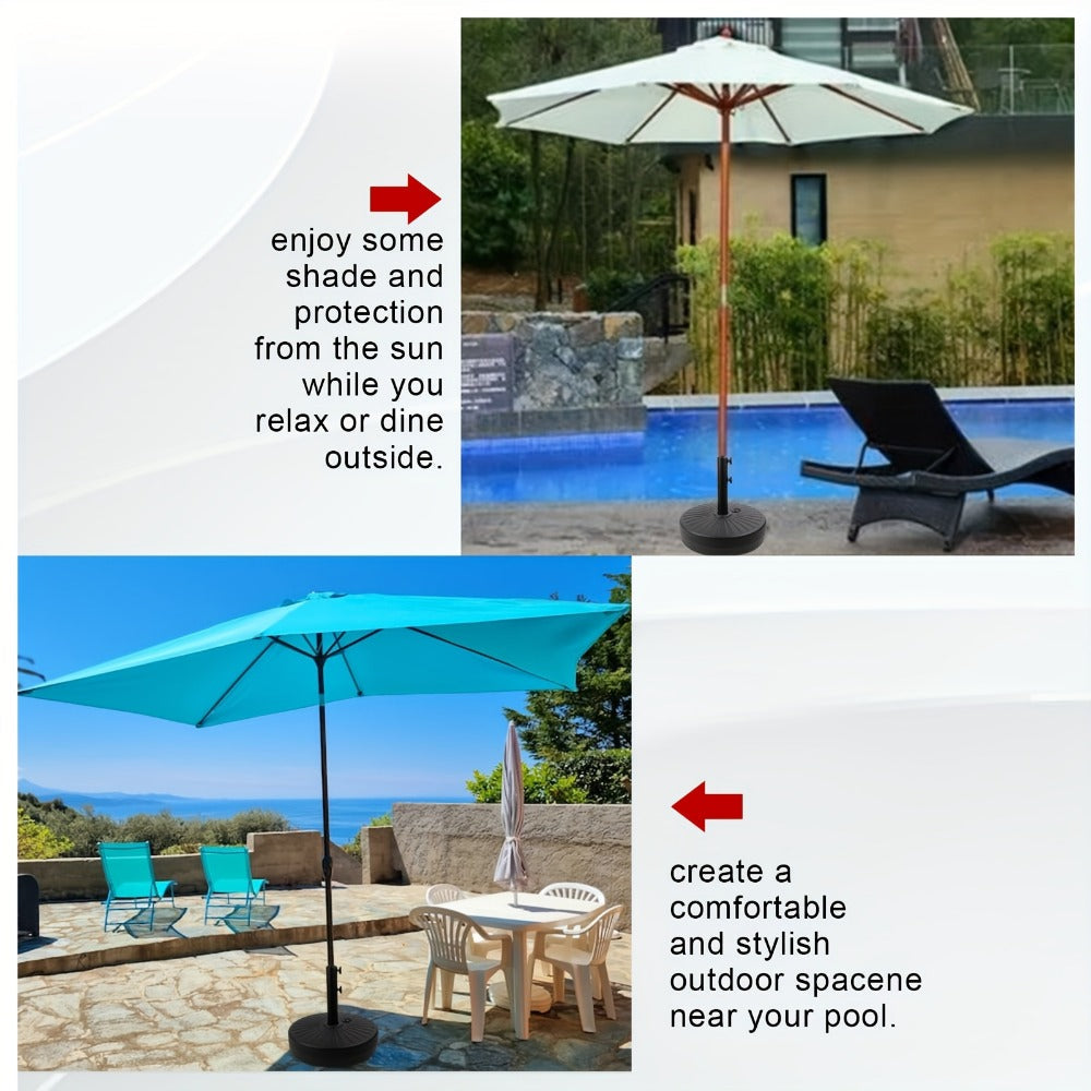 20-Inch Round Umbrella Stand with Sand or Water Fillable Base detail image - detail view 7