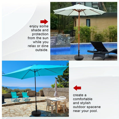 20-Inch Round Umbrella Stand with Sand or Water Fillable Base detail image - detail view 7