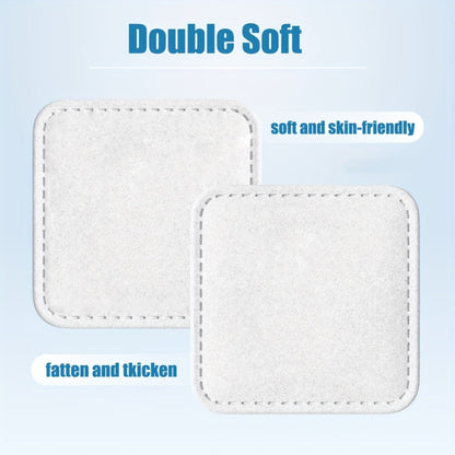 Makeup Remover Pads Disposable 100/200pcs – 3-Layer Thickened Cotton Squares for Face Cleansing, Skincare & Nail Polish Removal, Soft Touch No Friction, 2.76x2.36 inch, Individually Boxed