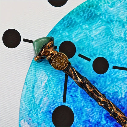 Zodiac Crystal Magic Wand with Gift Box – Handmade Astrology Wand All 12 Signs Aries Taurus Gemini Cancer Leo Virgo Libra Scorpio Sagittarius Capricorn Aquarius Pisces Cosplay Party Decor Birthday Gift