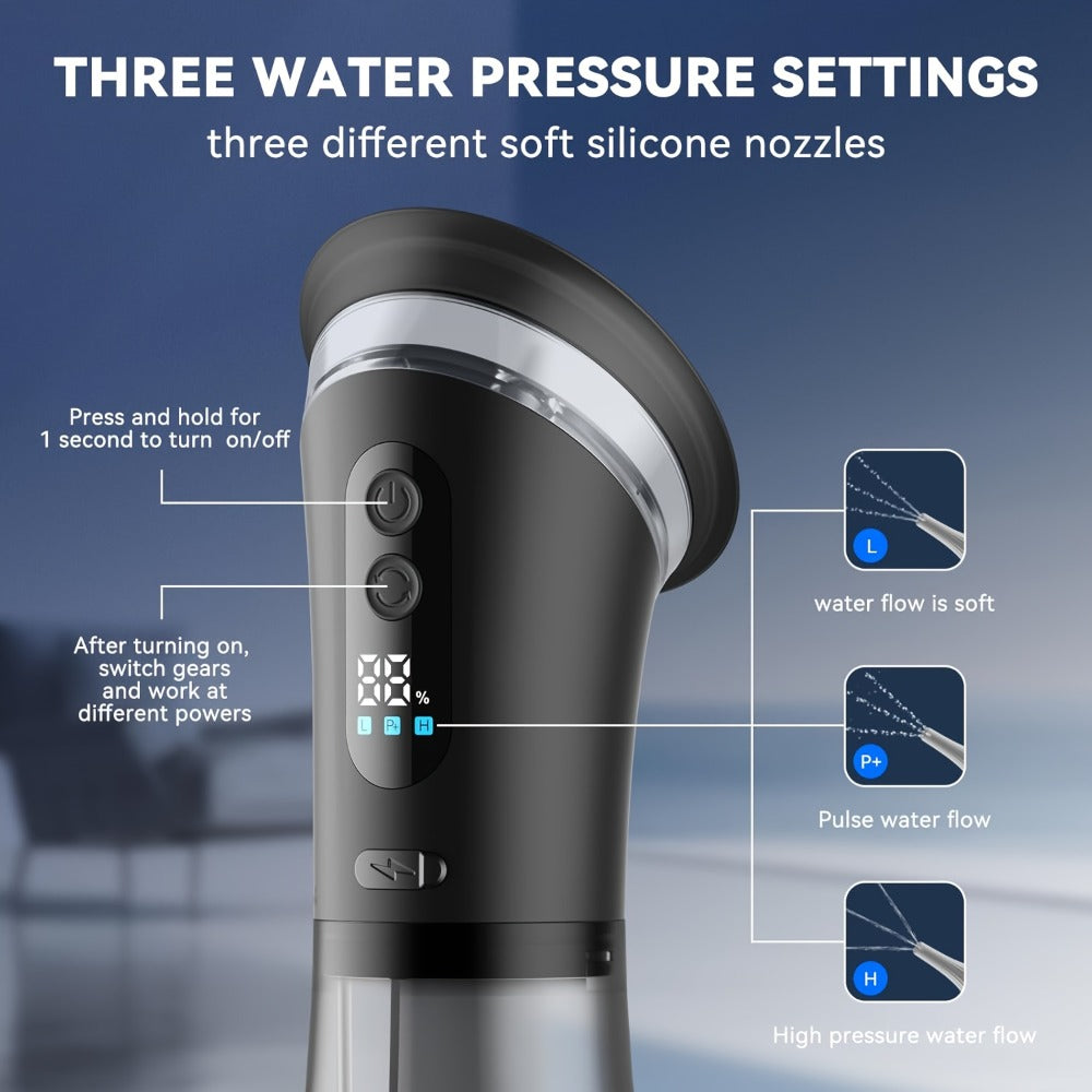Electric Ear Cleaning System Professional Edition 3-Speed Hydraulic – Visual Waste Tank, Ear Dryer, USB Charging, Dry Dirty Storage, Safe Home Ear Wax Removal Kit Christmas Gift