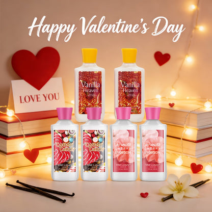 Scented Body Lotion & Hand Cream Vitamin C Glycerin Deep Moisturizing - Japanese Cherry Blossom Vanilla Cotton Candy Dry Skin Hydrating Lotion Women Men All Skin Types Gift