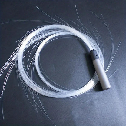 Rechargeable LED Fiber Optic Whip | 7-Color Glow Rave Dance Toy