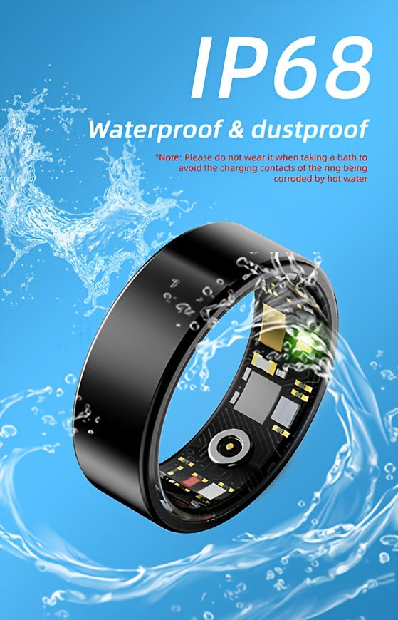 Smart Ring Fitness Tracker – IP68 Waterproof Health Monitor