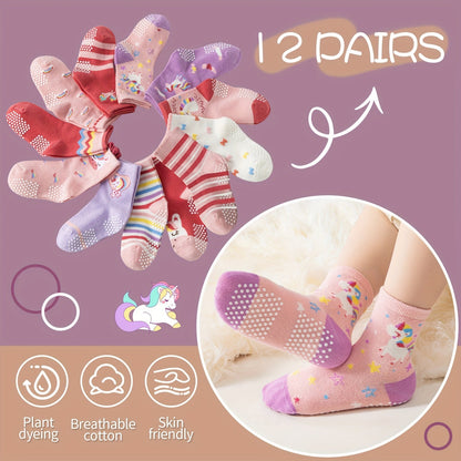 Kids' Colorblock Baby & Kids Socks - 12-Pair Pack