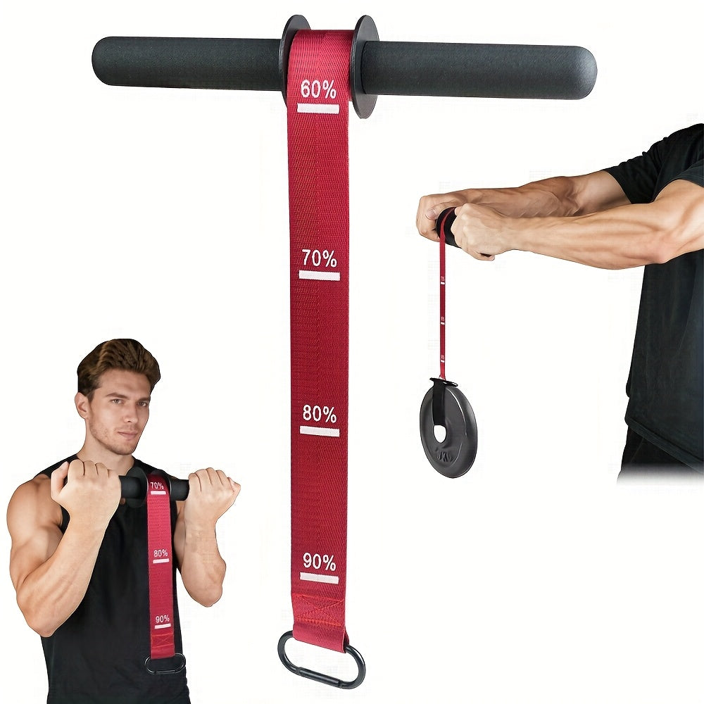 Forearm Strengthener Bar Wrist & Forearm Muscle Trainer – Iron Power Training Equipment for Grip Strength, Universal Fit, No Power Required, Portable Fitness & Outdoor Sports Gear for Men & Women