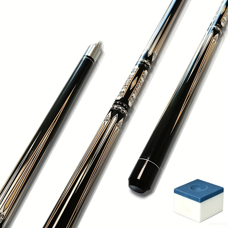 Vintage Maple Pool Cue Stick 58 Inch 20oz – Classic Retro Design Billiard Cue with 3 Style Options – Perfect Gift for Dad, Men & Billiard Enthusiasts, Great for Home & Bar