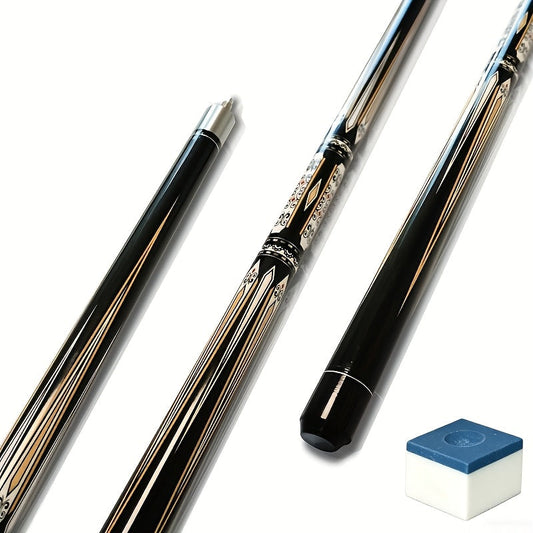 Vintage Maple Pool Cue Stick 58 Inch 20oz – Classic Retro Design Billiard Cue with 3 Style Options – Perfect Gift for Dad, Men & Billiard Enthusiasts, Great for Home & Bar