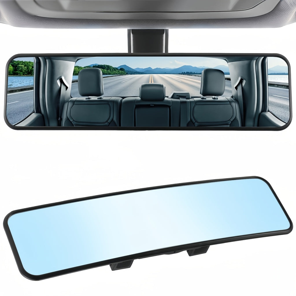 [HD Panoramic Rearview Mirror] HD Panoramic Clip-on Rearview Mirror - Wide-angle Field Of View, Reduces Blind Spots, Improves Driving Safety for All Vehicles, Easy Installation, Eliminates Tunnel Effect